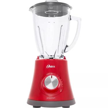 Imagem de Liquidificador Oster Super Chef RR8 Vermelho com Copo de Vidro 750W e 8 Velocidades