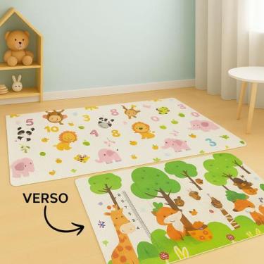 Imagem de Tapete Infantil Dobrável Polietileno Expandido Dupla Face Emborrachado