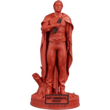 Imagem de Estátua Exu Arranca Toco Umbanda Candomblé (Cor Sanguis Obscurus)