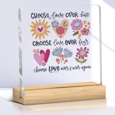 Imagem de Presentes inspiradores de saúde mental para mulheres, placa acrílica, decoração de cubículo, presentes positivos motivacionais para mulheres, amigas, avó