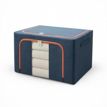 Imagem de CAIXA ORGANIZADORA COM VISOR EM TECIDO  49,5 x 39,7 x 33 cm - Marvisho