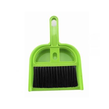 Imagem de Mini Vassoura com Pá para Limpeza Rápida em Teclados, Mesas, Gaiolas e Pequenos Espaços