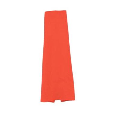 Imagem de Dynwave Roupas para bonecos de ação 1:6, roupas em miniatura, vestidos justos, para mini bonecas de 12 polegadas, Laranja Vermelho