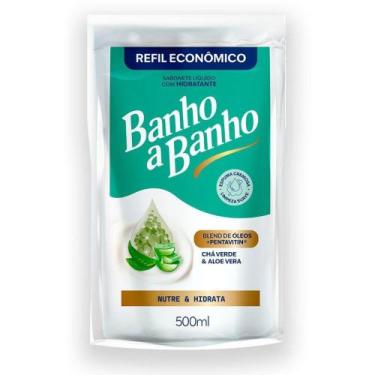 Imagem de Sabonete Líquido Banho a Banho Chá Verde e Aloe Vera Refil 500ml