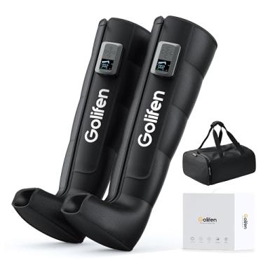 Imagem de golifen Massageador De Compressão Pernas Golifen, Botas Massagem Ar Sem Fio Para Alívio Dores Musculares E Melhora Da Circulação, Recuperação Dos Pés Atletas Usuários Ativos, Uso Em Academias Casa