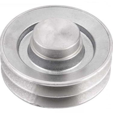 Imagem de Polia Alumínio 110mm 2 Canais Perfil A - Vonder