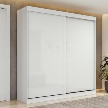Imagem de Guarda-roupa 2 Portas De Correr 2 Gavetas Easy Light Branco