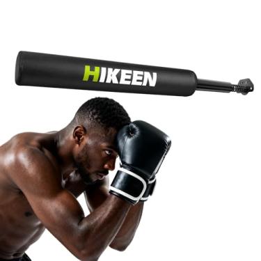 Imagem de Hikeen Suporte de parede de precisão de boxe, bastão deslizante de boxe de alto impacto para treinamento de reflexo, caixa de sombra e perfuradores de deslizamento para prática para academia em casa