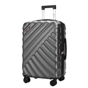 Imagem de Mala Travelux Pilatus Grande 32 Kg Cinza - Expansível e Cadeado TSA