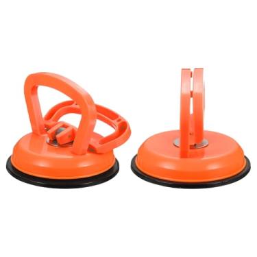 Imagem de PATIKIL Ventosa de tela de 2 peças, espessamento de ventosa de reparo de tela de 4,7 polegadas, laranja