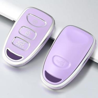 Imagem de Capa de chave de TPU para controle remoto de carro para Hyundai Kia Tucson Sonata Santa FE Carens
