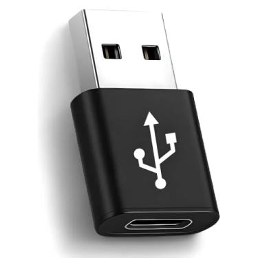 Imagem de Adaptador Compacto Tipo-c Para Usb 3.0 Otg Para Dispositivos Preto