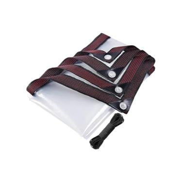 Imagem de Capa de | Capa de transparente com ilhós para jardim - Acessório de plantas domésticas multifuncionais para plantas de jardim, acampamento, móveis ao ar livre, estufa