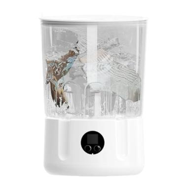 Imagem de Máquina de lavar pequena | Lavadora portátil de 2L, máquina de lavar compacta, suprimentos de limpeza com luz azul, limpador de roupa para meias, roupas de bebê, calcinhas, dormitório, trailer, casa