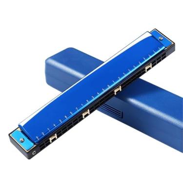 Imagem de Gaita Profissional Profissional 24 Furos Polifônico 28 Acento C Instrumento Gaita (Tipo 1)