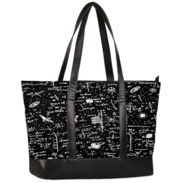 Imagem de Bolsa feminina de lona para laptop, estampa de coração, floco de neve, vermelha, 40 cm, bolsa para computador de grande capacidade, Cor 10, 14.6*5.1*11.8 inch, Casual