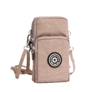 Imagem de Bolsa transversal feminina moderna com vários bolsos à prova d'água, pochete alternativa com alça ajustável, Estilo, Tendência