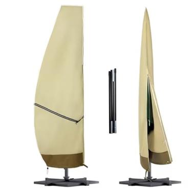 Imagem de Lebouri Capa De Guarda-Sol Impermeável Para Pátio: 600D Resistente Áreas Externas - Cantilever Offset Guarda-Sóis 2 A 3,3 Metros