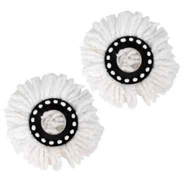 Imagem de 2 Refil para Mop Giratório, Microfibra, Multiuso para Porcelanato , Laminado, Madeira, Cerâmica, 13 Litros