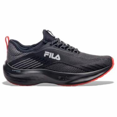 Imagem de Tênis Fila Go Trainer 2 Masculino Preto Vermelho Treinos, Preto, 41