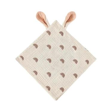 Imagem de Toalhas De Saliva De Musselina Para Bebês Recém-Nascidos Com Estampa D