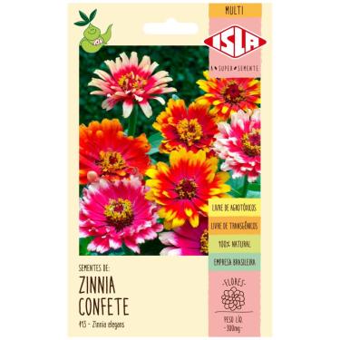 Imagem de Sementes de Zinnia Confete ISLA