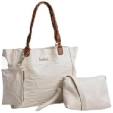 Imagem de Bolsa feminina, kit de tres pecas para uso diario, estiloso