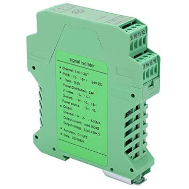 Imagem de Garosa Isolador de Sinal, Condicionador de Sinal DC 1 Em 1 Saída 0-5V a 4-20mA Com Alta Anti-interferência para Sistemas PLC, Material ABS, Faixa Operacional de -4 a 131°F