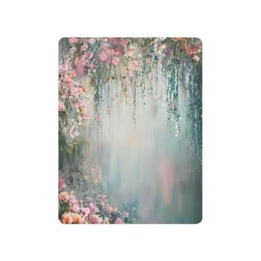 Imagem de xigua Lençol de berço floral para meninas e meninos, macio e respirável, adequado para berço padrão e cama infantil 68,5 x 99 cm