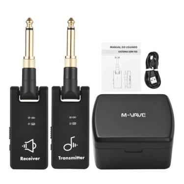 Imagem de Sistema Transmissor E Receptor Sem Fio Para Guitarra M-VAVE WP-8 2.4G 