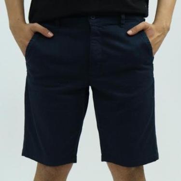 Imagem de Bermuda Sarja KDU Casual Slim Com Bolsos-Masculino