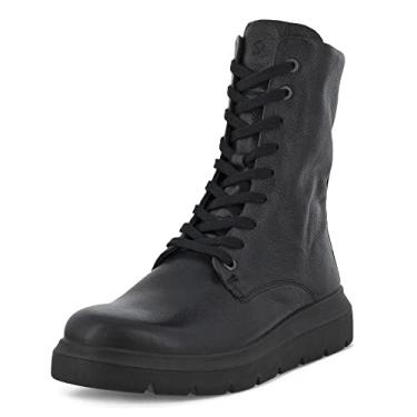 Imagem de ECCO Bota feminina Nouvelle Hydromax resistente à água cano médio, Preto, 5-5.5