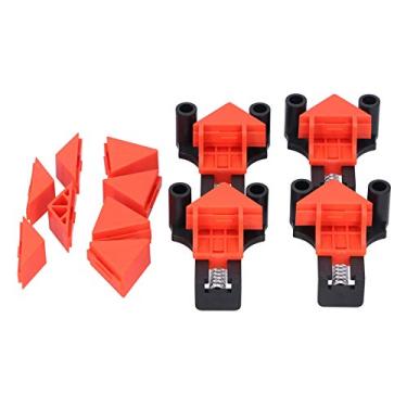 Imagem de Acouto Braçadeira de ângulo Reto para Marcenaria - Clipes de Canto de 60, 90, 120 Graus, Leve e Portátil, Ideal para Projetos de Bricolagem e Reparo de Móveis