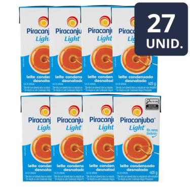 Imagem de Kit 27 Leite Condensado Light Desnatado Piracanjuba 395g