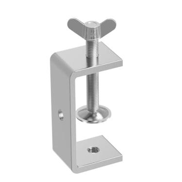 Imagem de FOCMKEAS Braçadeira de parafuso pequena de aço inoxidável 304 de alto desempenho de 67 mm para uso pesado, com mandíbula larga estável e design de viga I, adequada para marcenaria, processamento de