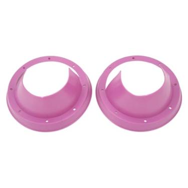 Imagem de Acouto Kits de Defletor de Alto-falante de Carro de Silicone Roxo de 6,5 Polegadas - 2 Unidades de Capa de Alto-falante Com Absorção de Choque Melhor Qualidade de Som Em Carros e Trailers, Fácil
