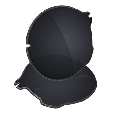 Imagem de Galvanic Lentes de reposição para óculos de sol Oakley Tailend OO4088 - preto polarizado