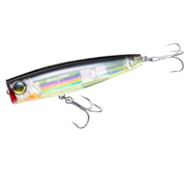 Imagem de Isca de sal flutuante YO-Zuri 3D Inshore Popper de 90 mm, cor: preto e prata