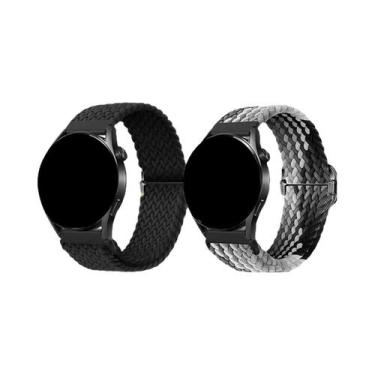 Imagem de Pulseira Trançada De 18/20/22mm 2 Peças Para Samsung Watch 6, Amazfit 