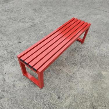 Imagem de LOERSS Banco de costas nuas ao ar livre, banco de pátio sem costas, banco ao ar livre, bancos de pátio, banco de jardim, para varanda, praia ao ar livre, banho de sol, pátio, piscina, quintal, gramado