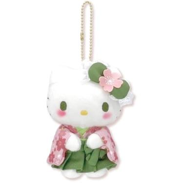 Imagem de Nakajima Corporation Sanrio Characters Matcha Kimono Hello Kitty Mascote 204233-24 A 12 x L 9 P 6 cm