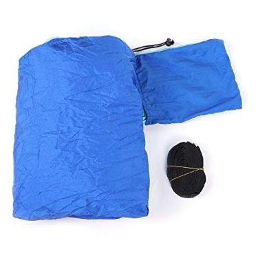 Imagem de Ainoli Ampliar Alongar Cama Pendurada Ao Ar Livre Camping Viagem Rede Balanço de Dormir (Céu azul e azul)