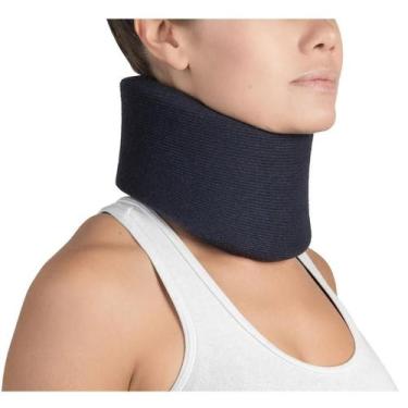 Imagem de Colar Cervical de Espuma Anatômico Imobilização Leve e Confortável Mer