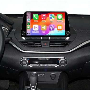 Imagem de Rádio estéreo para carro Android 13 de 10 polegadas para Nissan Altima 2018-2021, rádio com tela sensível ao toque de 1280 x 720 Dual Din Carplay Android Auto Rádio GPS Navi Bluetooth FM RDS WiFi AHD