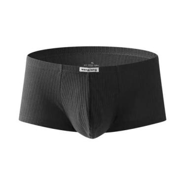 Imagem de Cuecas Masculinas De Baixa Cintura Respirável E Elástica U Convexa Box