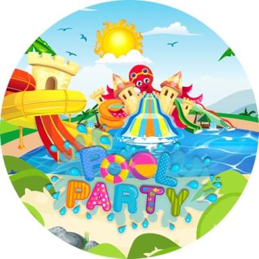 Imagem de Painel Festa Redondo C/ Elastico 1,50m Pool Party (PPY0022)