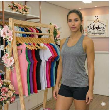 Imagem de Regata Dry Fit Feminina / Academia / Esportes / Tecidos Leves / Fitnes