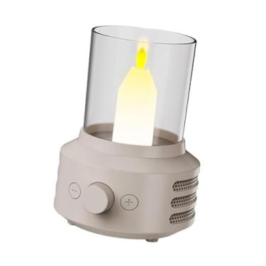 Imagem de Generic Luminária de mesa portátil sem fio com de movimento, ideal para sala de estar, camping e cabeceira. Possui velas de LED sem