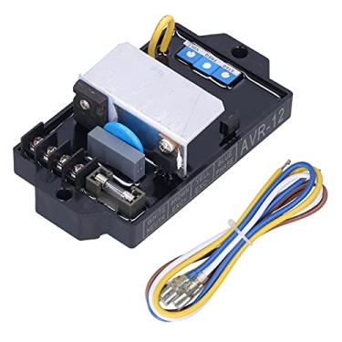 Imagem de AVR12 Regulador de Tensão Gerador Potenciômetro Ajustável Dispositivo Eletrônico para Caixa de Junção do Alternador Monofásico 210250V 5060Hz 10A Saída