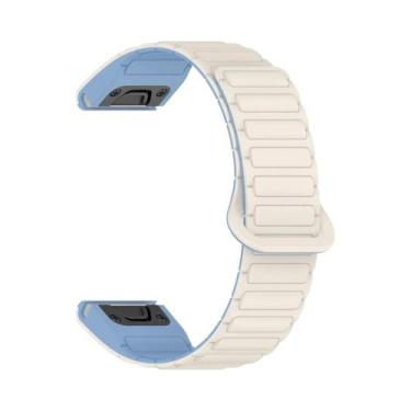 Imagem de Pulseira De Silicone Magnética Garmin Fenix Compatível Com Fenix 8 7X 